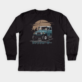 Toyota Land Cruiser FJ40 Kids Long Sleeve T-Shirt